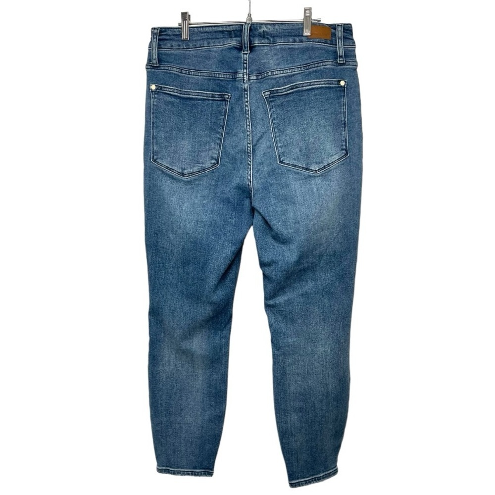 Judy Blue High Rise Relaxed Fit Mid Rise Stretch Denim Casual Jeans Womens 14W - Picture 4 of 10